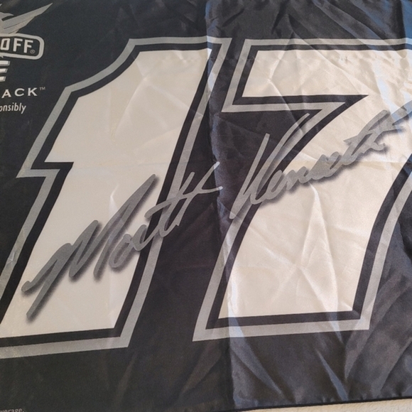 NASCAR Matt Kenseth #17 Smirnoff Ice Black Promotional Advertisement Flag 2003 - Picture 5 of 9